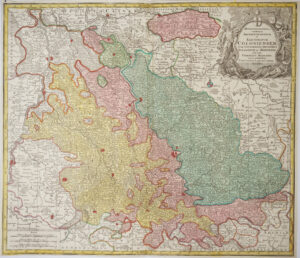 Mappa Geographica, Continens Archiepiscopatum Et Electoratum Coloniensem, Cum Conterminis Ducatibus Iuliacensis Et Montensi...