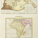 Plan de l’Isle de Gorée [et] Carte d’Afrique Dressée par le Sr D’Anville Geographe Ordre. du Roy 1727.