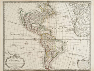 Carte d’Amérique dressée pour l’usage du Roy
