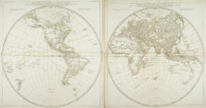 Hemisphere Occidental ou du Nouveau Monde [&] Hemisphere Oriental ou de l'Ancien Monde