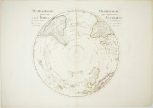 Hemisphere Meridional pour voir plus distinctement Les Terres Australes