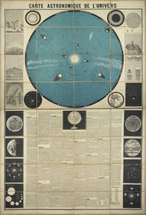 Carte astronomique de l'Univers