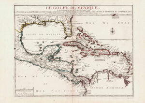 Le Golfe De Mexique, Et les Provinces et Isles qui l'Environe . . . 1717