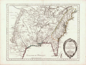 Carte de la Louisiane et des Pays Voisins, dédiée à M. Rouillé . . .