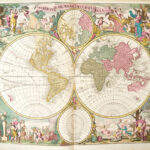 Nova totius geographica telluris projectio [&] Atlas Coelestis seu Harmonia macrocosmica