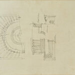 Ensemble de dessins d’architecture romaine et florentine