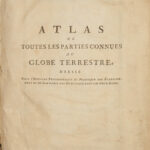 Atlas de toutes les parties connues du Globe Terrestre