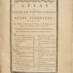Atlas de toutes les parties connues du Globe Terrestre