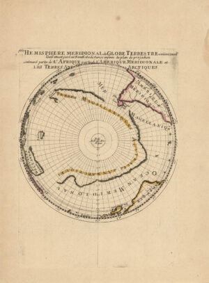 Hemisphere méridional du Globe Terrestre veü en convexe...