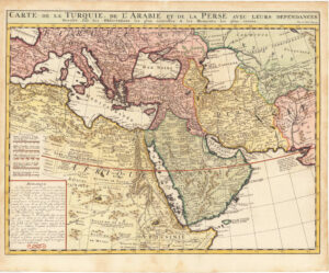 Carte de la Turquie, de l'Arabie et de la Perse avec leurs dependances