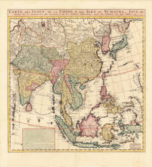 Carte des Indes, de la Chine & des Iles de Sumatra, Java &c.