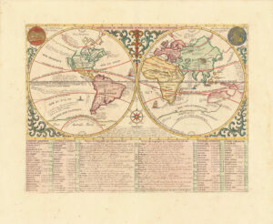 Mappemonde ou description generale du Globe Terrestre