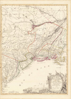 Carte du Théatre de la Guerre actuel entre les Anglais et les Trieze Colonies Unies de l'Amerique . . . des Etats Unis 1778