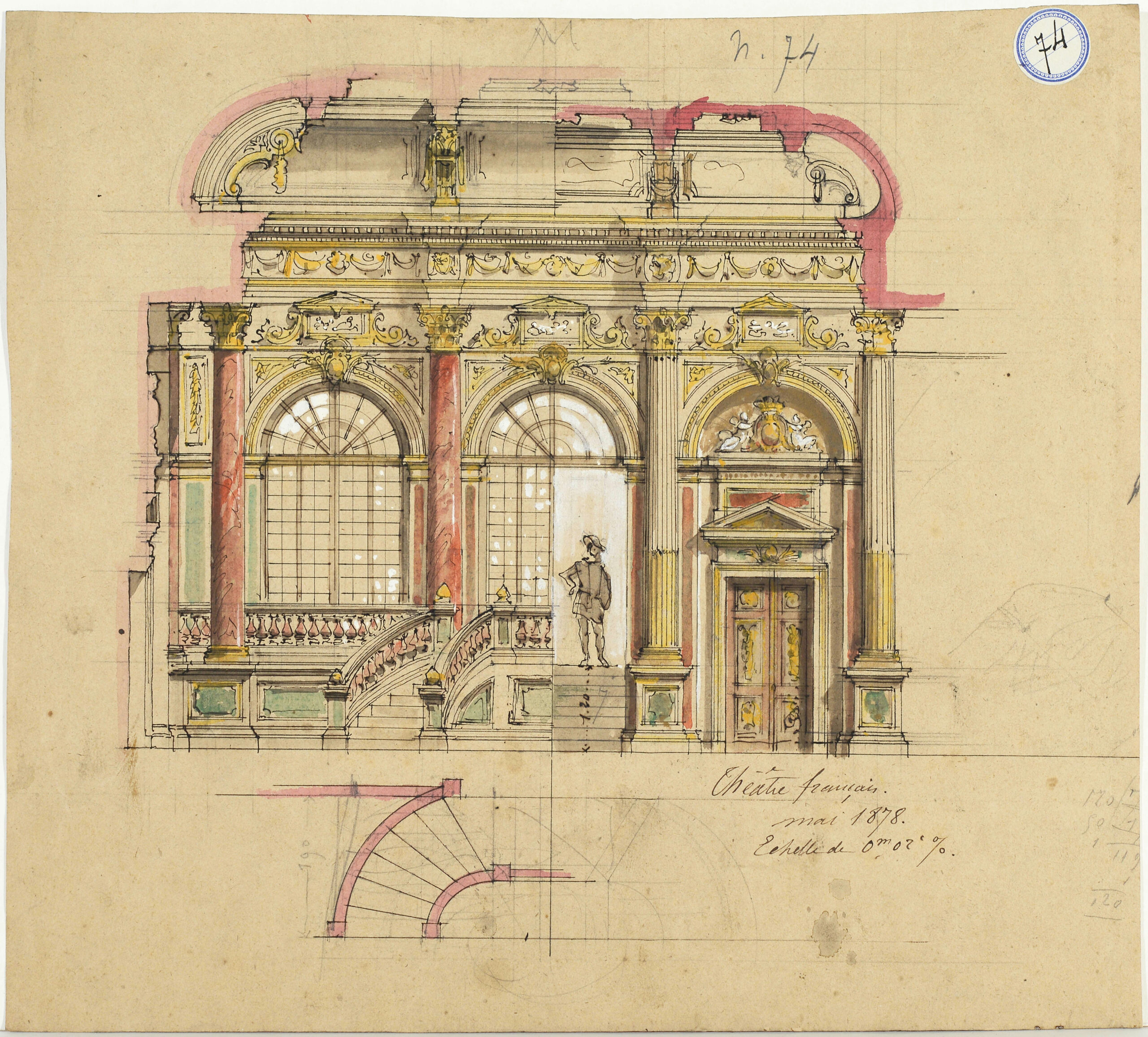 Projet pour le « Théâtre Français, Mai 1878 »