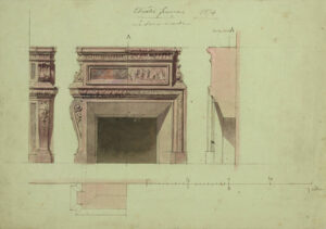 « Théâtre Français le de- mi-monde 1874 ».