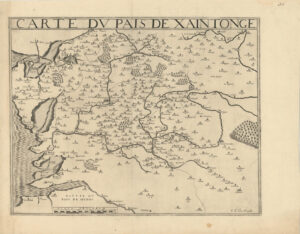 Carte du pais de Xaintonge