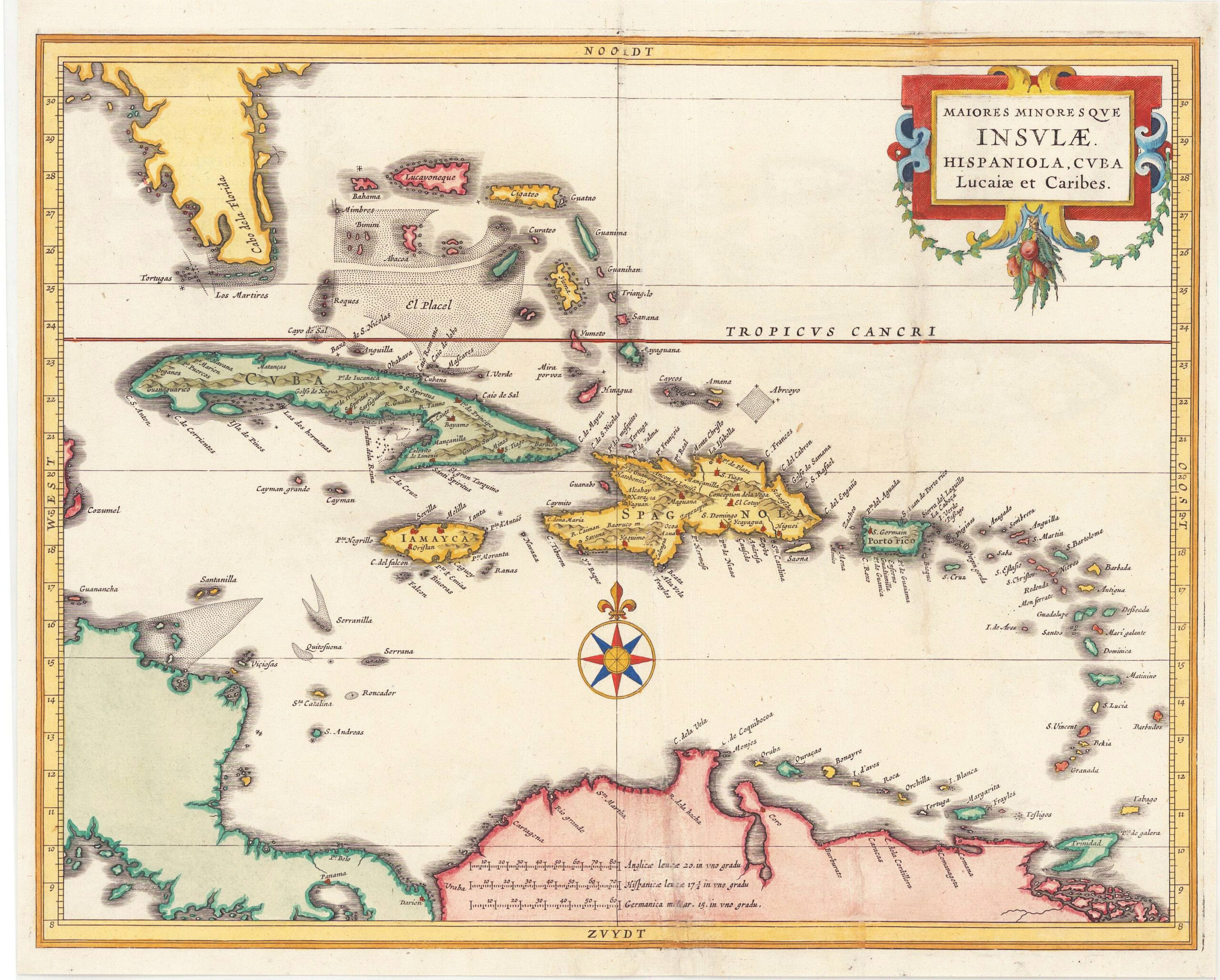 Maiores Minoresque Insulae. Hispaniola, Cuba Lucaiae et Caribes