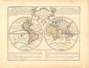 [Suite de six cartes : le monde et les cinq continents]