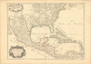 Carte du Mexique et de la Floride des Terres Angloises et des Isles Antilles [...]