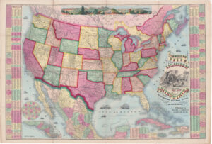 The American Union Railroad Map of the United States [...]