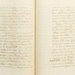 Manuscrit intitulé "Lettres du général Dumas"