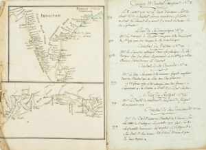 Manuscrit "Liste des Evénements de la guerre de 1778"