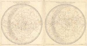 Hémisphère céleste Arctique ou septentrional [&] Hémisphère céleste Antarctique ou austral