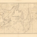 Carte réduite des bancs et de l'Île de Terre-Neuve avec les côtes du golfe de St. Laurent et de l'Acadie