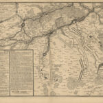 Plan, ou carte particulière représentant les mouvements des armées des Alliées sous la commandement de ... Eugene de Savoye...