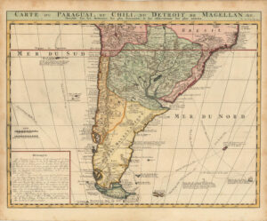 Carte du Paraguai, du Chili, de Detroit de Magelian &c.