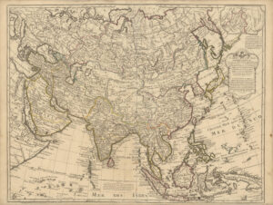 Carte d'Asie dressée pour l'usage du Roy...