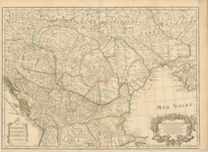 Carte de la Hongrie et des Pays qui en dependoïent autrefois...