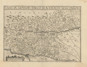 Carte du Lionnois, Forest, Beauiolois et Masconnois