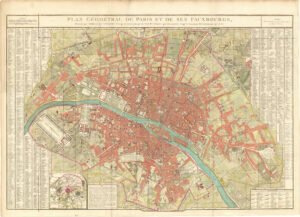 Plan Géométral de Paris et ses Fauxbourg...