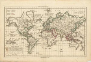 Mappe-monde ou carte générale de toutes les parties du globe...