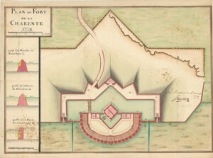 [MANUSCRIT] - Plan du Fort de la Charente