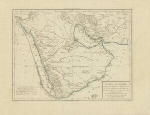 Carte de l'Arabie d'après les différents morceaux qu'a donnés M. Niebuh de cette partie de l'Asie...